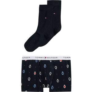 TOMMY HILFIGER Onderbroek  lichtblauw / donkerblauw / rood / wit