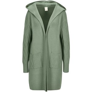 MADELEINE Gebreid vest  groen