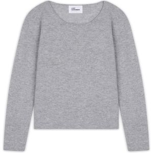 JUST CASHMERE Trui 'VIVIAN'  lichtgrijs