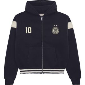 Prohibited Sweatvest  crème / antraciet / pastelgroen