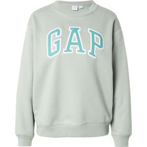 GAP Sweatshirt 'EXCLUSVIE HERITAGE'  turquoise / pastelgroen / wit