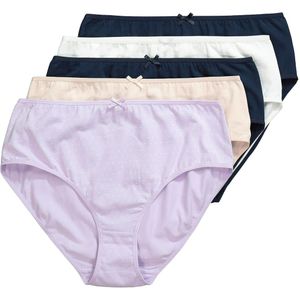 Ulla Popken Slip  lichtbeige / navy / lichtlila / wit