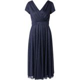 Vera Mont - 0333/4112 - Damesjurk - Donkerblauw/Grijs - Cocktailjurk