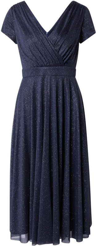 Vera Mont - 0333/4112 - Damesjurk - Donkerblauw/Grijs - Cocktailjurk