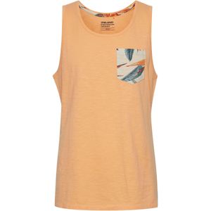 BLEND Shirt 'Troppo'  mintgroen / donkergroen / abrikoos / donkeroranje