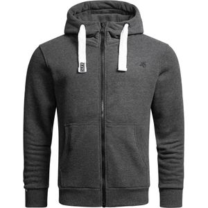 Alessandro Salvarini Sweatvest  donkergrijs