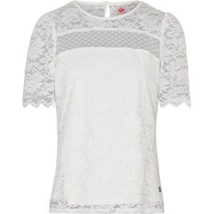SPIETH & WENSKY Klederdracht blouse 'Alina'  oudroze / offwhite
