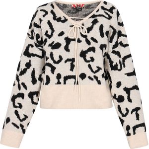 myMo ROCKS Trui  zwart / offwhite