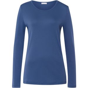 Hanro Slaapshirt ' Loungy Nights '  blauw