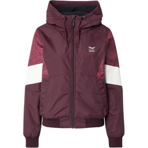 Iriedaily Tussenjas 'Blotchy'  rood / bordeaux / wit