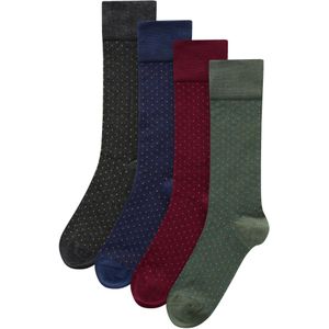 Next Sokken  marine / antraciet / riet / wijnrood