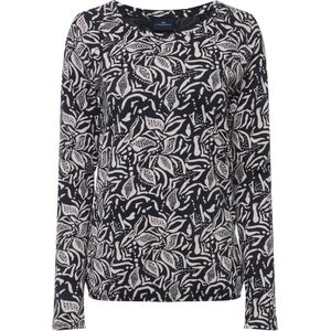 LAURASØN Shirt  zwart / wit
