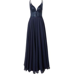 SWING - Avondjurk - Marine - Lang/maxi - Mouwloos - V-hals