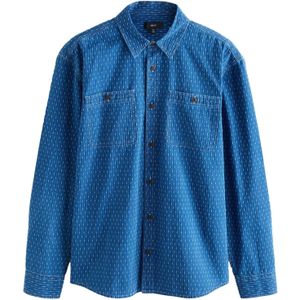 Next Overhemd  indigo / wit