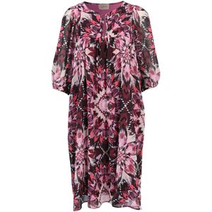 Cartoon Jurk  lila / gemengde kleuren