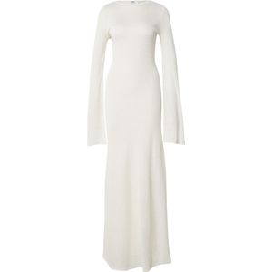 RÆRE - Medea - Gebreide Jurk - Offwhite - Lang/maxi - Slanke Pasvorm