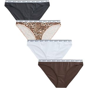 Next Slip  bruin / lichtbruin / zwart / wit