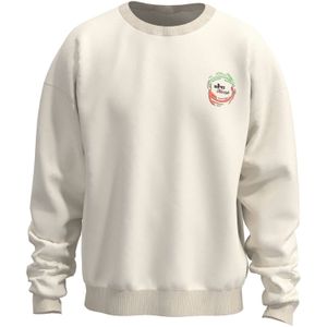 elho Sweatshirt 'MAYRHOFEN 89'  crème / lichtgroen / perzik / zwart