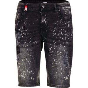 2Y Premium Jeans 'Sylva'  black denim / wit