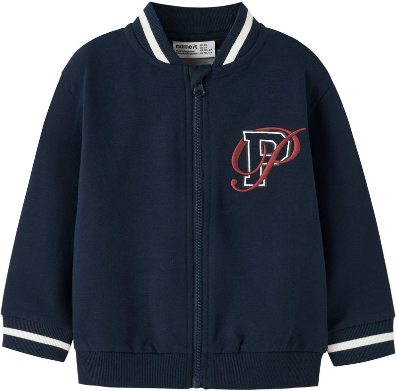 NAME IT - NMMROHAN LS NREG SWEAT CARD BRU - Vest - Jongens