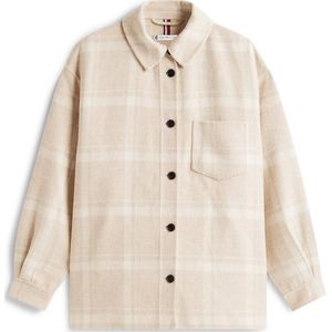 TOMMY HILFIGER Tussenmantel  beige / wit