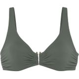 Look - Beugelbikini - Olijf - Microvezel - Met Sluiting Achter