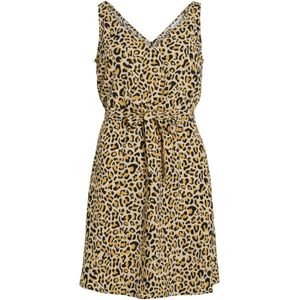 VILA Jurk 'VIKristina Laia'  camel / geel / zwart