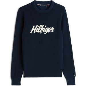 TOMMY HILFIGER Trui  navy / wit