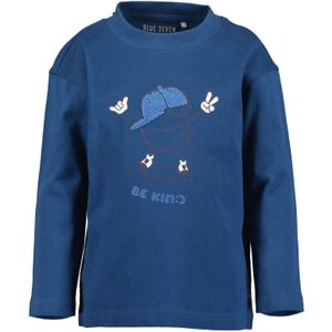 BLUE SEVEN Shirt  blauw / donkerblauw / zwart / wit