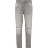 Pepe Jeans - Jeans - Grijs - Tapered - Lang/maxi