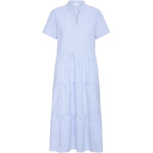 SAINT TROPEZ Jurk 'Elmiko'  lichtblauw / wit