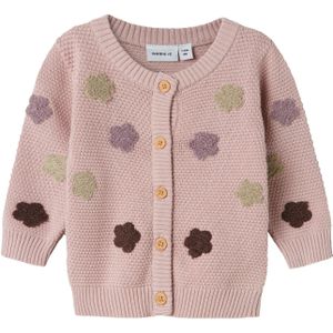 Biologisch Katoen - Gebreid Vest - Gebreide Cardigan - Ronde Hals - Lange Mouwen