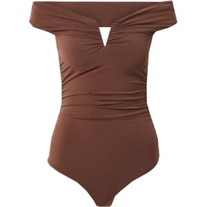 ABOUT YOU Shirt body 'Frieda'  bruin