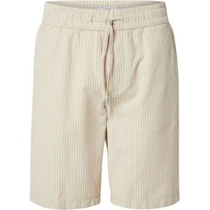 Lindbergh Broek 'Seersucker'  stone grey / donkergrijs