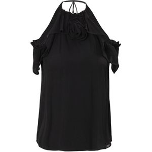 Influencer Top 'Rose'  zwart