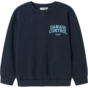 NAME IT Sweatshirt 'NKMKENVI'  lichtblauw / donkerblauw