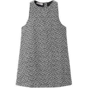 MANGO KIDS Jurk 'ROSA'  zwart / wit