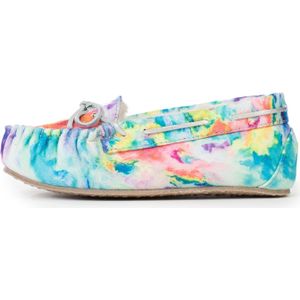 Minnetonka Lage schoen 'Cassie'  blauw / geel / lila / rood / wit