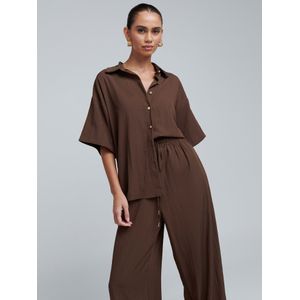 BWLDR Blouse 'Josefina'  donkerbruin