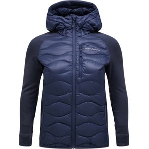 Peak Performance - Helium Down Hybrid Hood - Donsjas - Blauw
