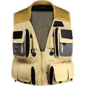 normani Sportbodywarmer 'Master'  mosterd / grijs / kaki / zwart