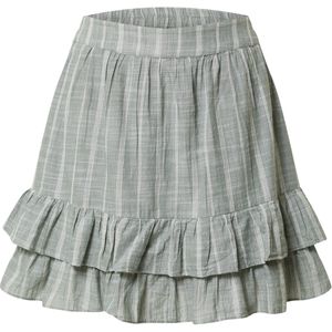 VERO MODA Rok 'ATHENA'  donkergroen / wit