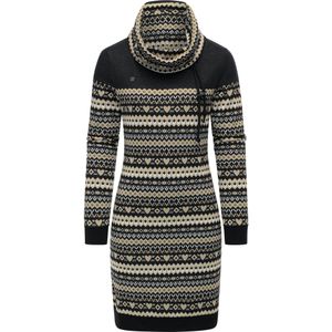 Ragwear Jurk 'Chlloe'  beige / zwart / wit