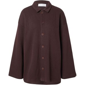 OH APRIL Blouse 'Fleur'  donkerbruin