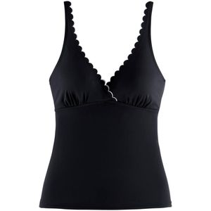 Bikinitop - Zwart/Wit - Polyamide - Met Beugel