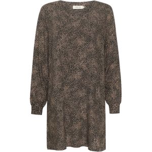 Cream Jurk  mokka / zwart