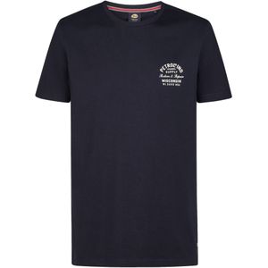 Petrol Industries Shirt  blauw / wit
