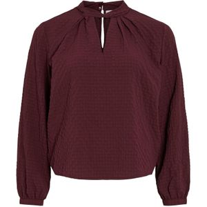 VILA Blouse 'VEAMA'  aubergine