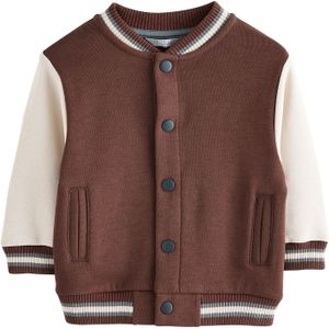 Next Tussenjas  chocoladebruin / wit