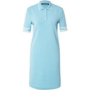 Karl Lagerfeld Blousejurk  turquoise / wit